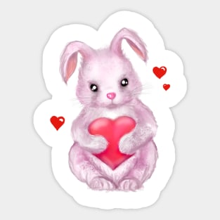 honey bunny Sticker